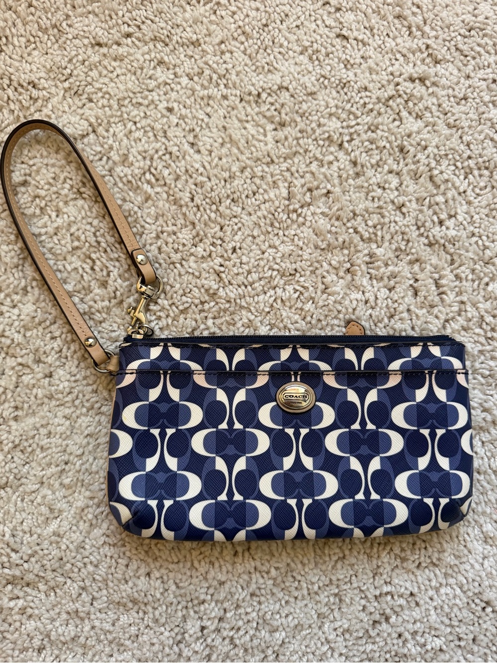Vintage Coach Wristlet Purse